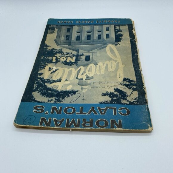 Norman Claytons Favorite Gospel Songs No. 1957 Christian Music Hymn Book Vintage - Picture 6 of 16